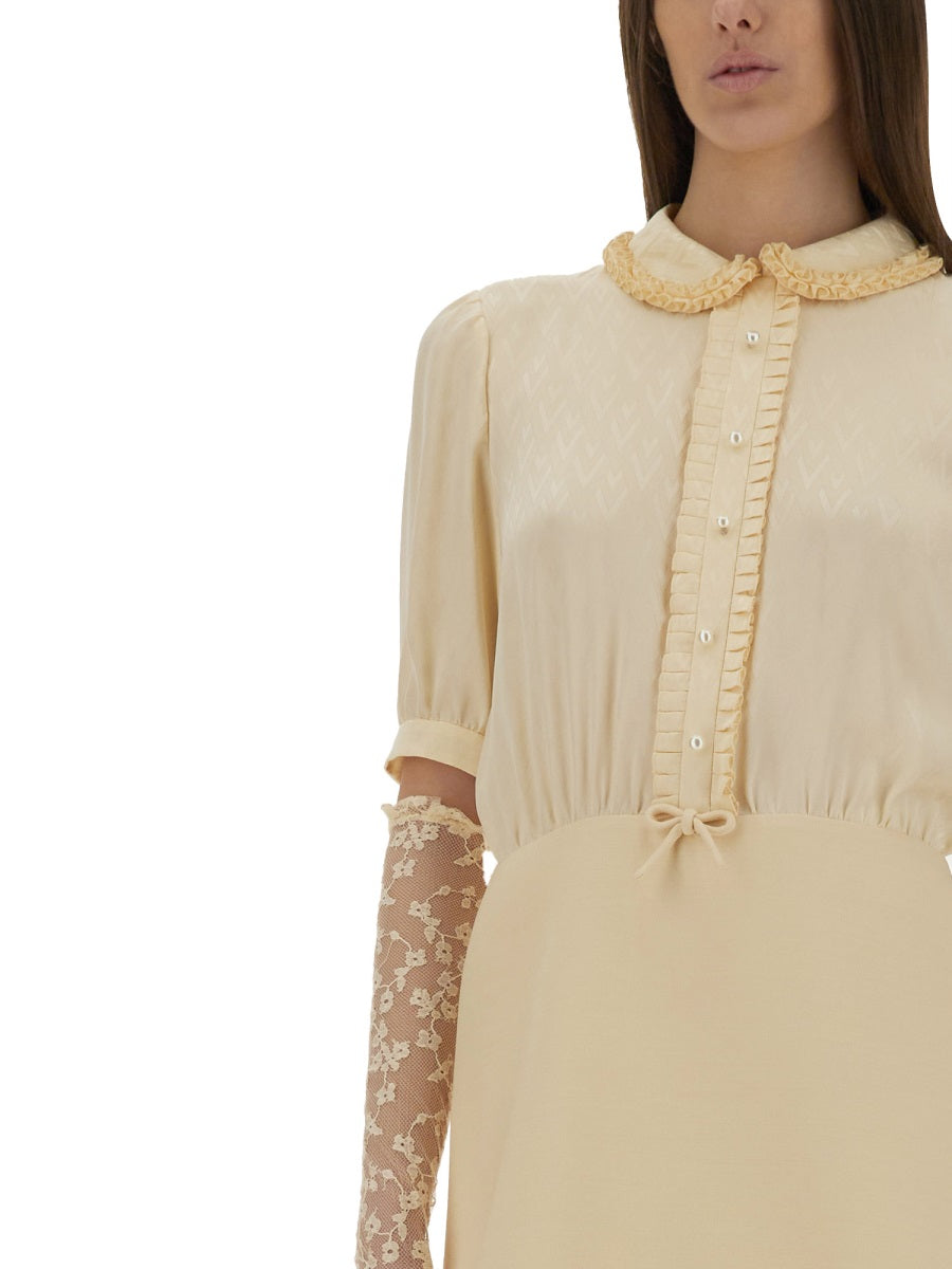 Valentino Women Crepe Couture Short Dress
