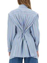 Etro Women Jacquard Shirt And Knot In The Back