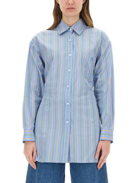 Etro Women Jacquard Shirt And Knot In The Back