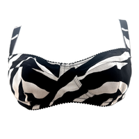 Dolce & Gabbana Zebra Print Balconette Bra -34B