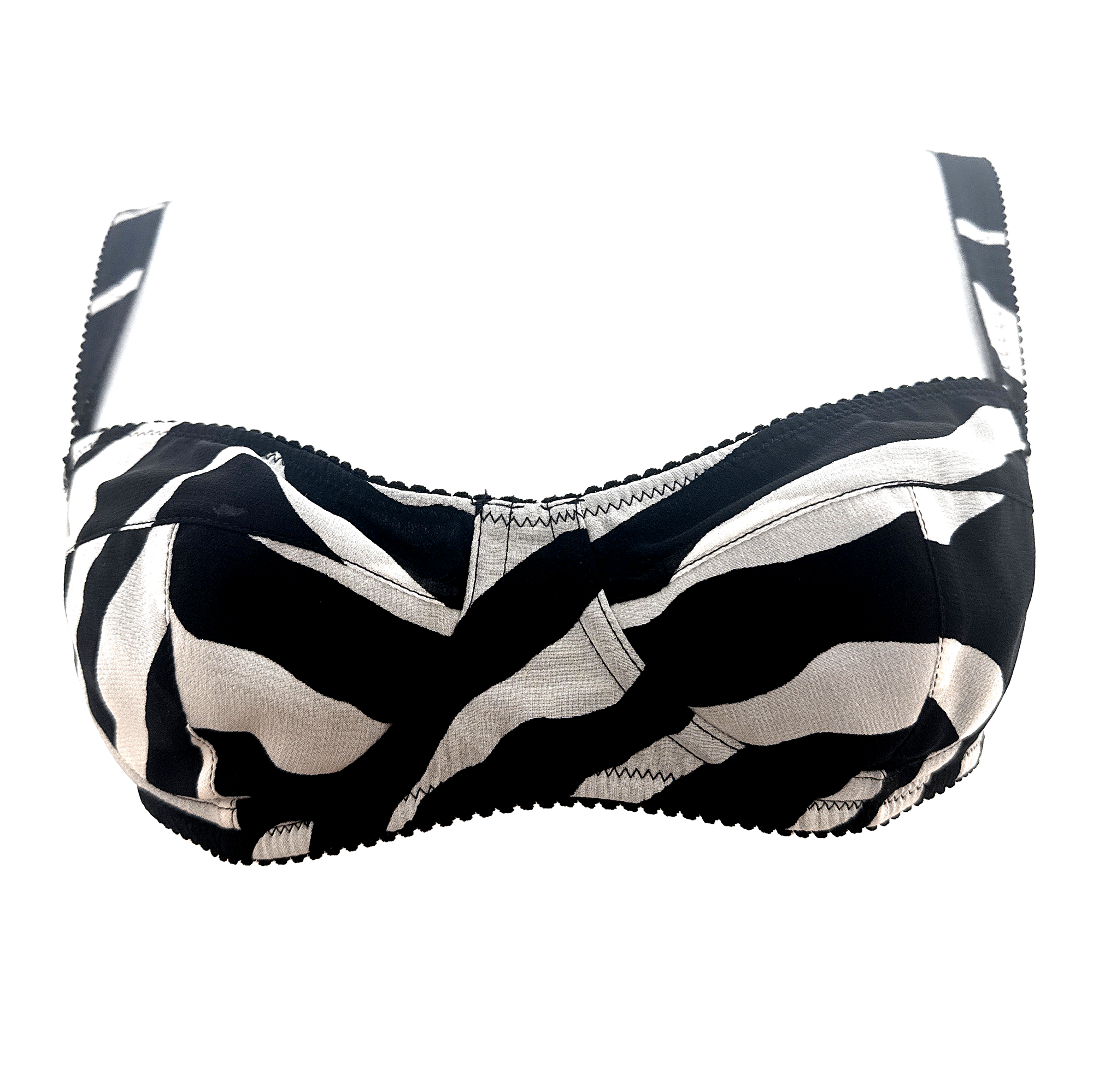Dolce & Gabbana Zebra Print Balconette Bra -34B