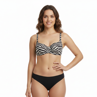 Dolce & Gabbana Zebra Print Balconette Bra -34B