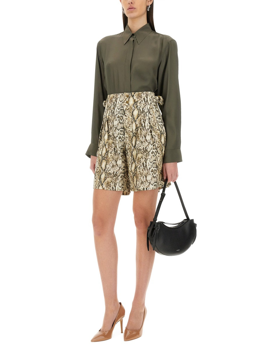 Dries Van Noten Women Silk Blend Satin Shirt