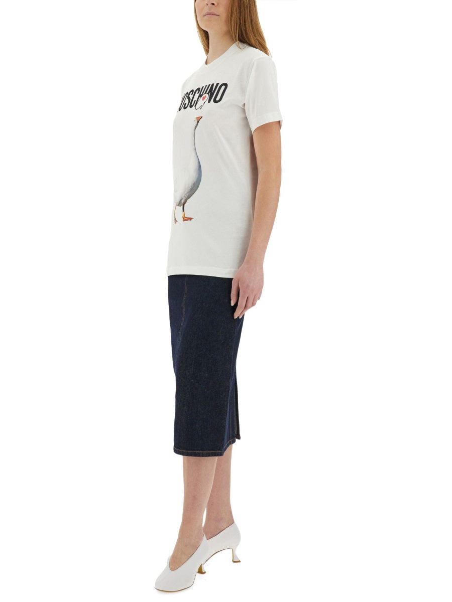 Moschino Women "Goose" T-Shirt