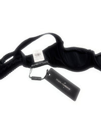 Dolce & Gabbana Essential Black Minimalist Underwire Satin Bra