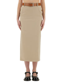 Moschino Women "Tailored Twist" Long Skirt