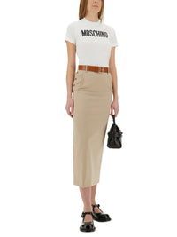 Moschino Women "Tailored Twist" Long Skirt
