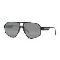 Philipp Plein Sunglasses Aviator Full Rim, Gold Frame and Smoke Lens SPP106M0302