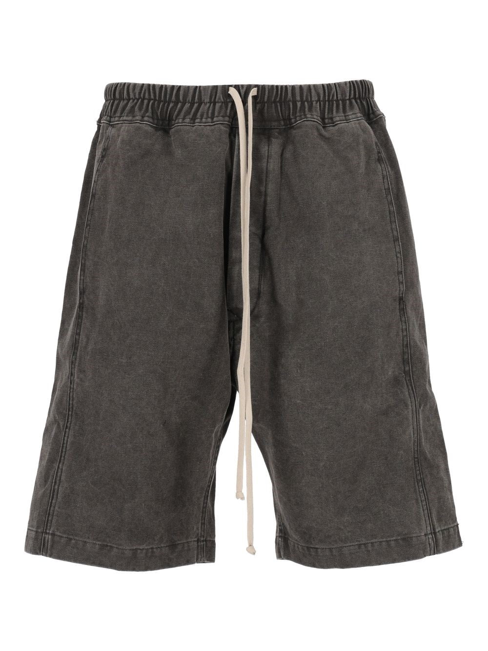 Rick Owens Drkshdw Men Straight-Leg Cotton Canvas Pusher Shorts