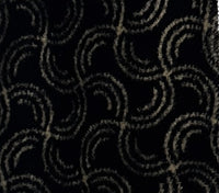 Emporio Armani Mens Black & Gold Golden waves Tie – Made in Italy