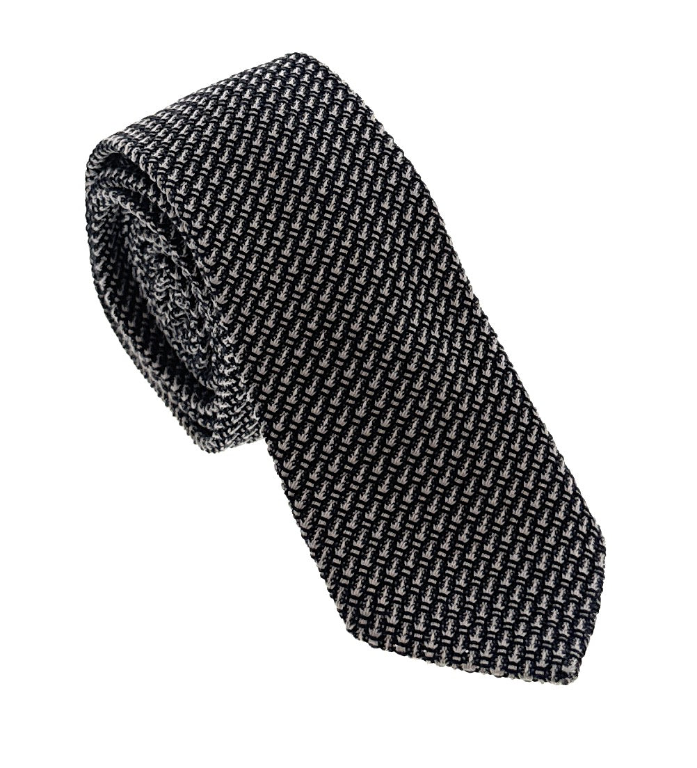 Emporio Armani Sand Yellow Woven Men's Tie, 2"