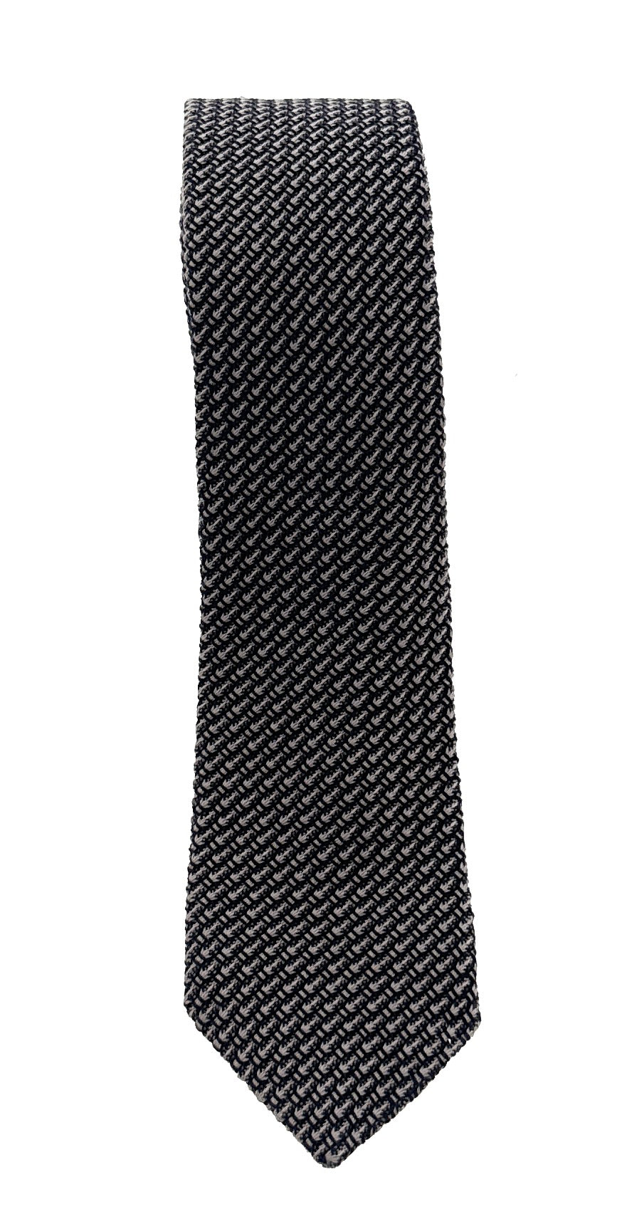 Emporio Armani Sand Yellow Woven Men's Tie, 2"