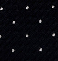 Emporio Armani Black Dotted Men's Tie, 3"