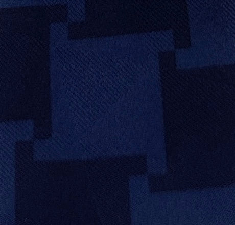 Emporio Armani Blue Geometric Silk Tie – 3in