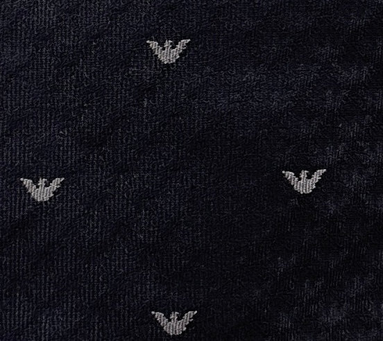 Emporio Armani Grey Armani logo Silk Tie – 3in