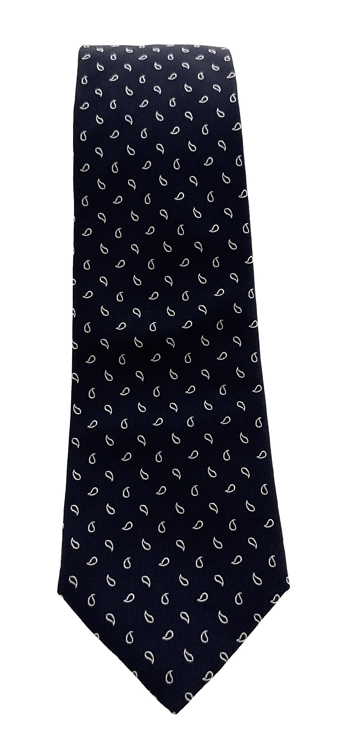 Emporio Armani Night Blue Dotted Silk Tie – 3in