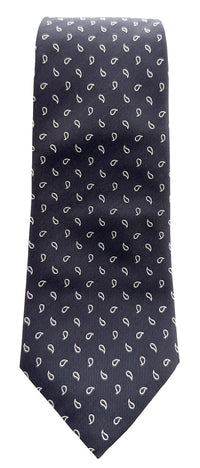 Emporio Armani Black Dotted 100% Silk Mens Tie