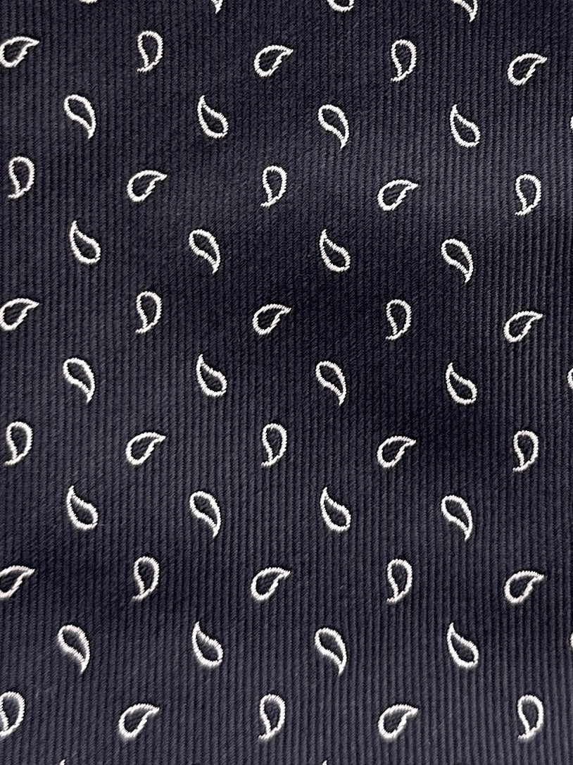 Emporio Armani Black Dotted 100% Silk Mens Tie