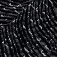 Emporio Armani Charcoal Abstract Polyester-Silk Blend Tie – 3in