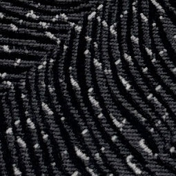 Emporio Armani Charcoal Abstract Polyester-Silk Blend Tie – 3in