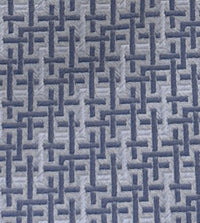 Emporio Armani Men’s Light Blue Maze Pattern Silk Necktie, 3''