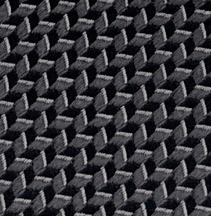 Emporio Armani Iron Grey Geometric Men's Tie, 3"