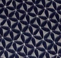 Emporio Armani Mens Peacot Blue Geometric Tie – Made in Italy