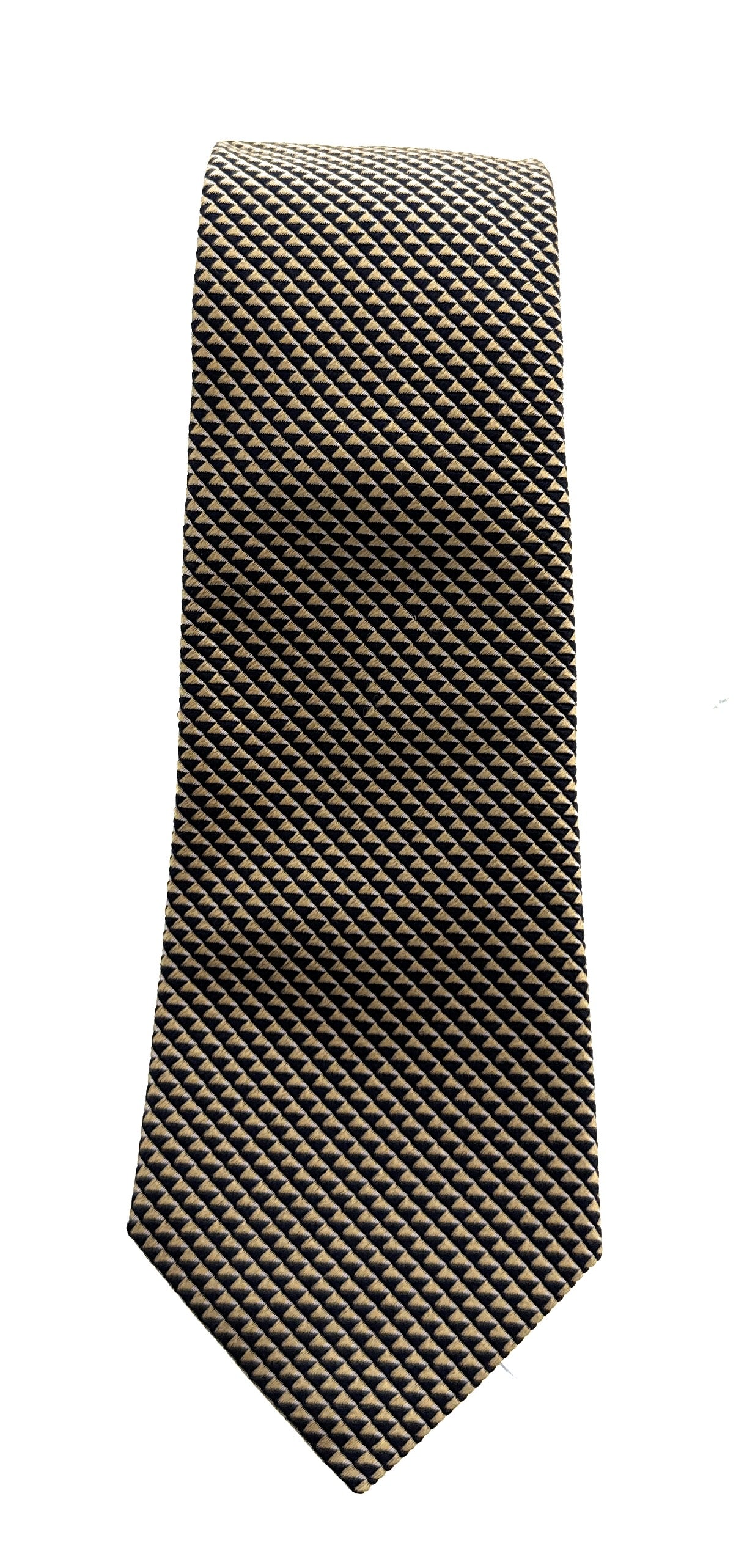 Emporio Armani Yellow Diamond Men's Tie, 3"