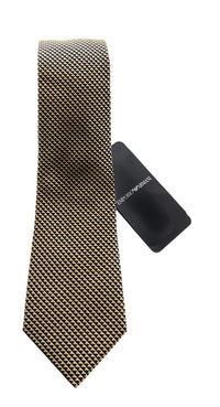Emporio Armani Yellow Diamond Men's Tie, 3"