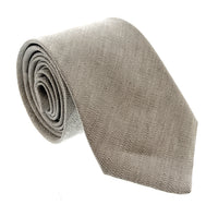 Emporio Armani Lunar Grey Solid Men's Tie, 3"
