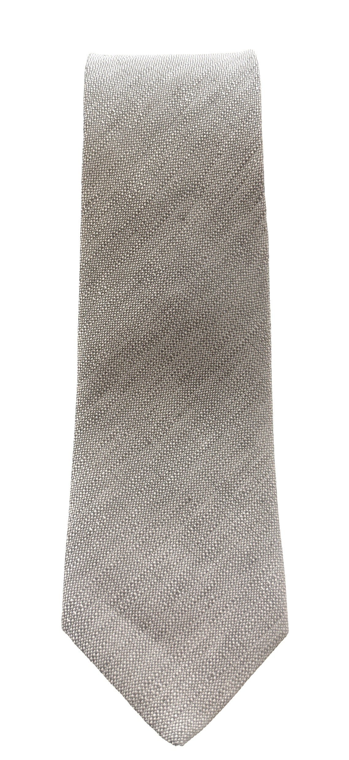 Emporio Armani Lunar Grey Solid Men's Tie, 3"