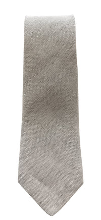 Emporio Armani Lunar Grey Solid Men's Tie, 3"