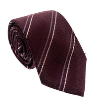 Emporio Armani Red Regimental Stripe Silk Tie – 3in