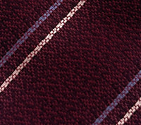 Emporio Armani Red Regimental Stripe Silk Tie – 3in