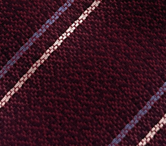 Emporio Armani Red Regimental Stripe Silk Tie – 3in