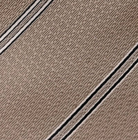 Emporio Armani Men’s Khaki Regimental Stripe Silk Necktie, 3"