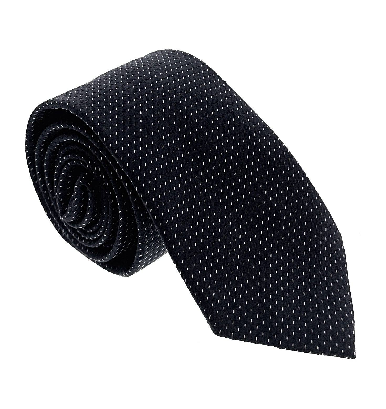 Emporio Armani Men's Blue Dotted 57%%Ilk 43%%Otton Tie, 3"