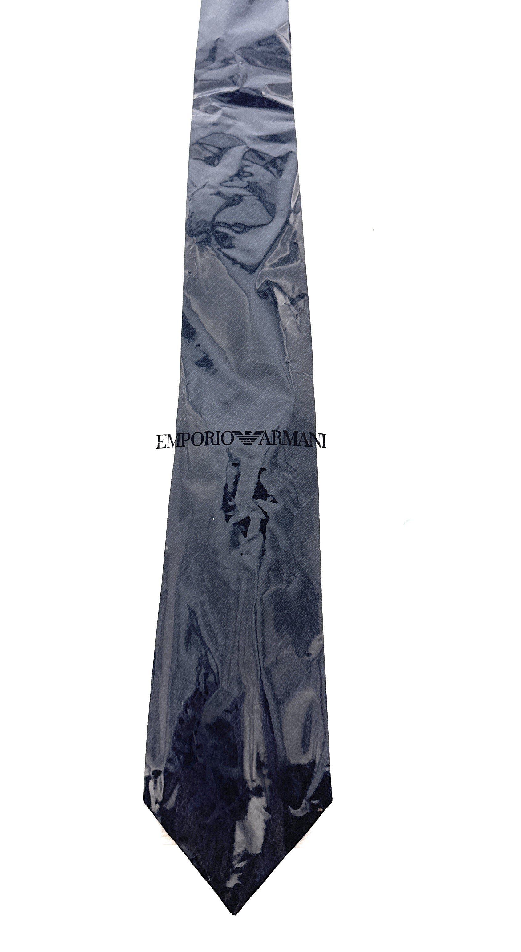 Emporio Armani Blue Grain Men's Tie, 3"