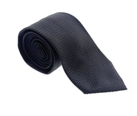 Emporio Armani Anthracite Grey zigzag Men's Tie, 3"