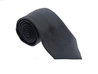 Emporio Armani Anthracite Grey Dotted Men's Tie, 3"
