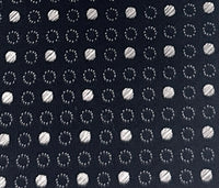 Emporio Armani Mens Black Dotted Tie – Made in Italy