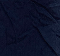 Emporio Armani Navy Blue Solid wrinkle Silk Tie – 2in