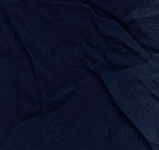 Emporio Armani Navy Blue Solid wrinkle Silk Tie – 2in