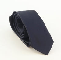 Emporio Armani Dark Navy Solid Men's Tie – Made in Italy