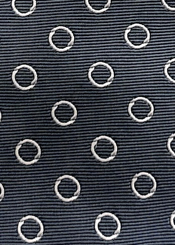 Emporio Armani Blue Grey Circle pattern Men's Tie – Made in Italy