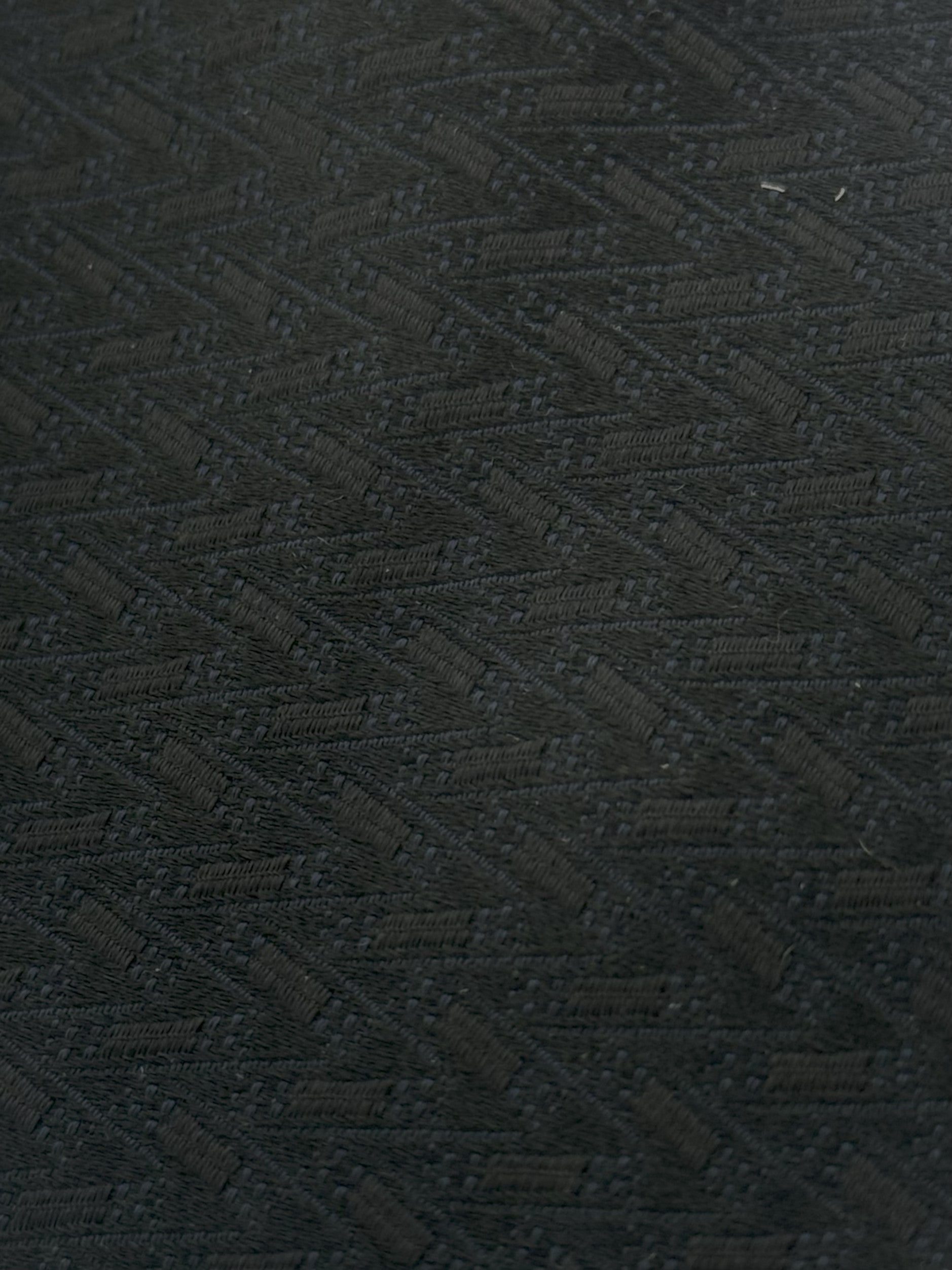 Emporio Armani Black Geometric V pattern Men's Tie – Made in Italy