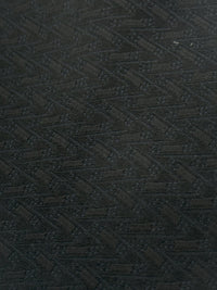 Emporio Armani Black Geometric V pattern Men's Tie – Made in Italy