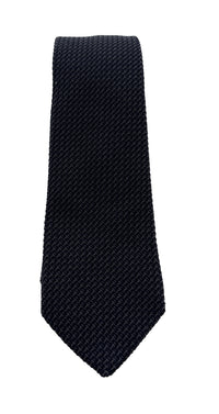 Emporio Armani Men's Anthracite Grey Knitted 61%%Otton 39%%Ilk Tie, 3"