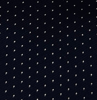 Emporio Armani Mens Black Dotted Tie – Made in Italy