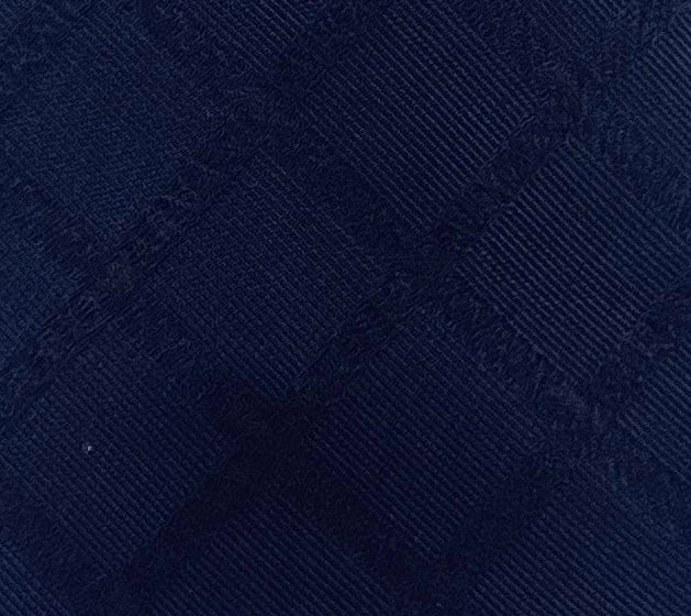 Emporio Armani Men’s Navy Blue Diamond Print Silk Necktie, 3"